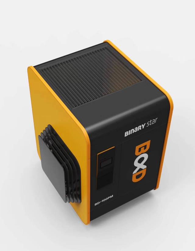 Baode Silent Intelligent Permanent Magnet variable frequency Screw Air Compressor BD-100PM details Picture