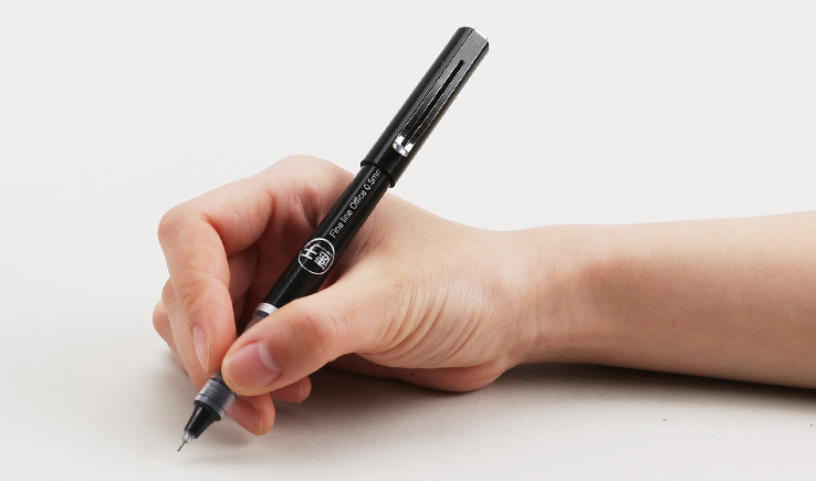 Morning Light Quick Drying Neutral Straight Liquid 0.5Mm Test Black Carbon Marker For Students Specification drawing