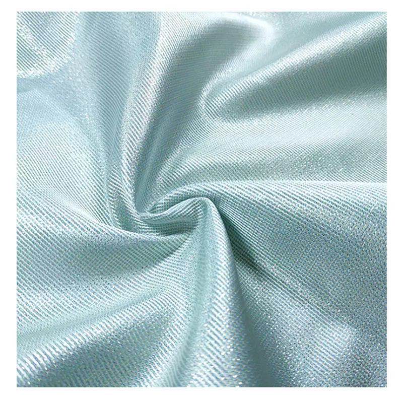 Gorgeous Gold And Silver Yarn-Dyed Crisp Dress Small Fresh Wedding Dress Fabric details Picture