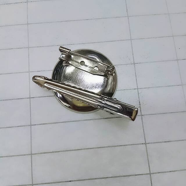 厂家直销镀镊双用胸针饰品配件产品图