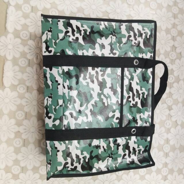 新款网红编织袋迷彩服款加大加厚服装袋居家旅行必备无现货需定做