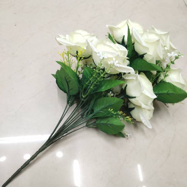 Artificial rose flower home decoration and living room decoration