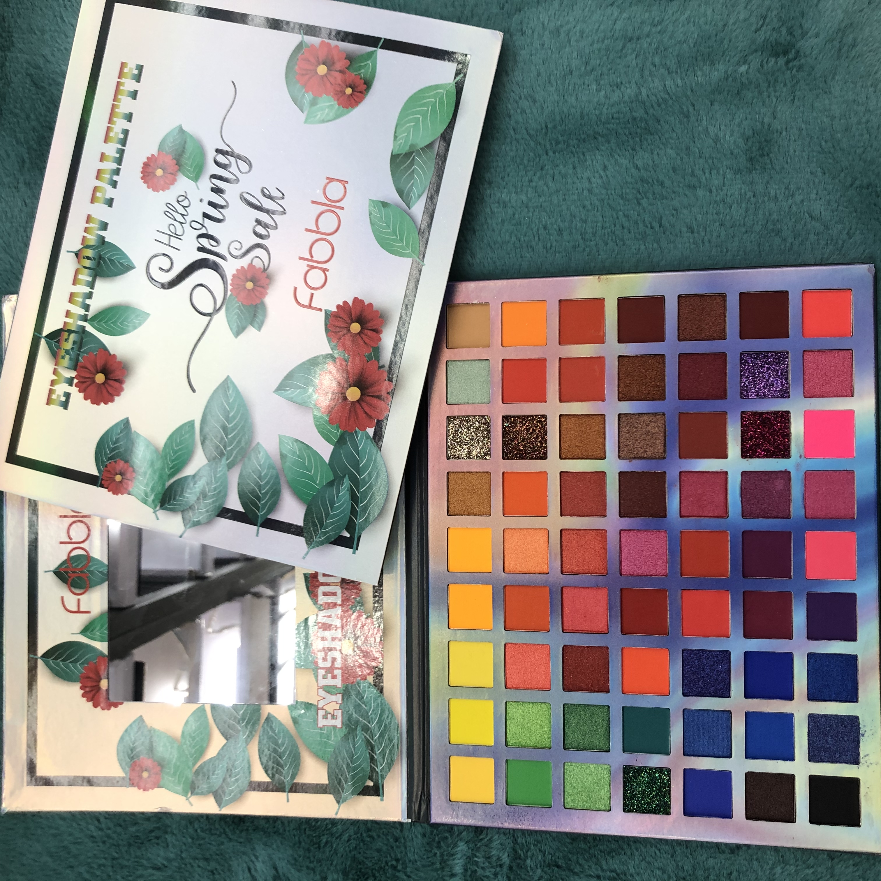 Es3042 Eyeshadow 63 Color Eyeshadow Multi-Color Eyeshadow Tray Eyeshadow Box Makeup Wholesale Specification drawing