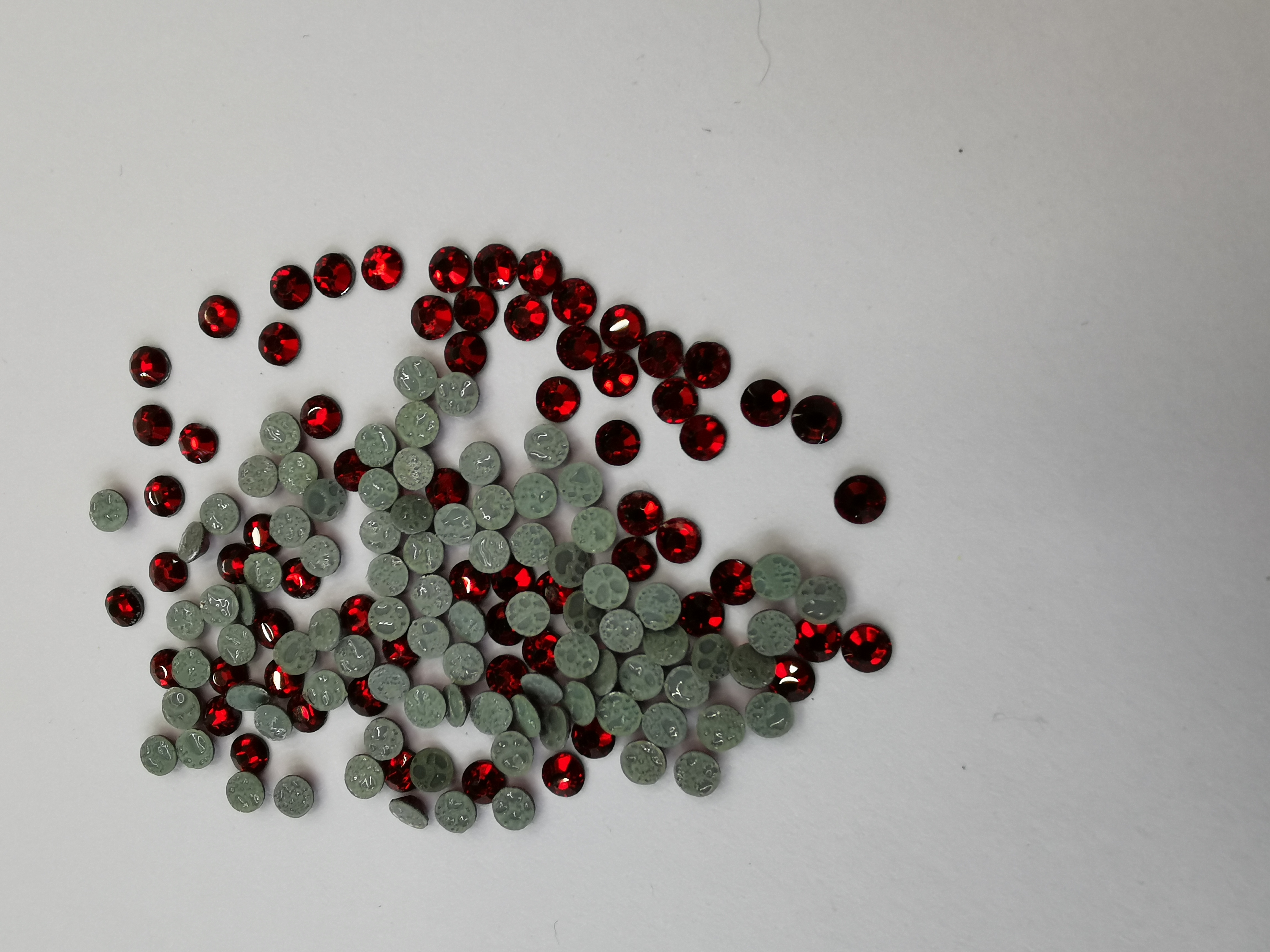 深红SS20仿奥钻精品钻平底钻美甲钻DIY钻细节图