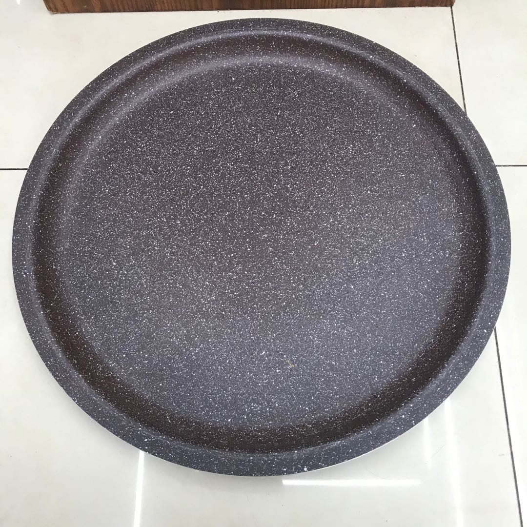 Creative household tray tray round tea tray large fruit tray Nordic style living room thumbnail