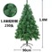 圣诞树1.2/1.5/1.8/2.1/2.4/3米家用裸树仿真绿色DIY圣诞节装饰品细节图