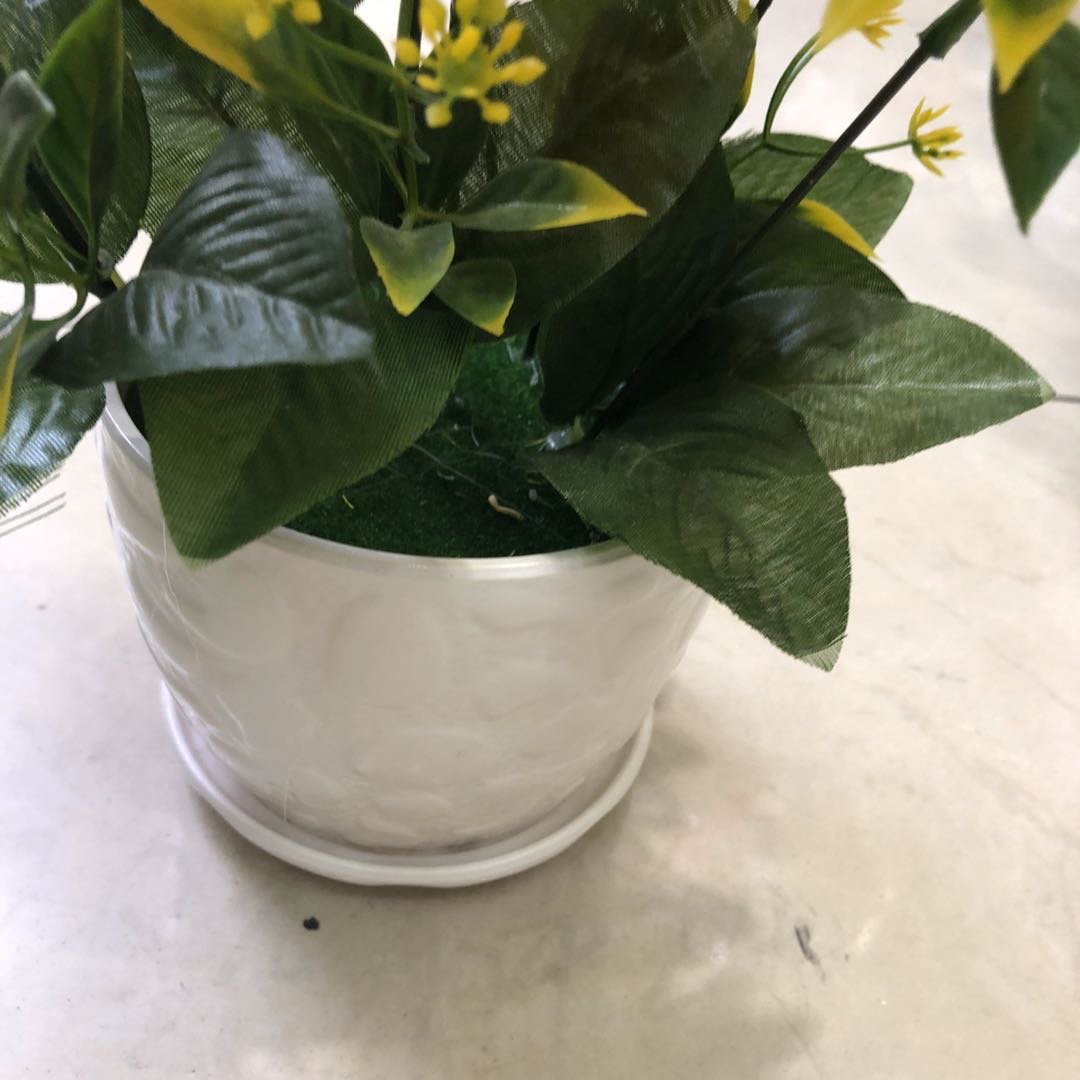 Simulation Sunflower Potted Sunflower Garden Small Fresh Decoration Home Photography Accessories Manufacturers Direct Sales Specification drawing