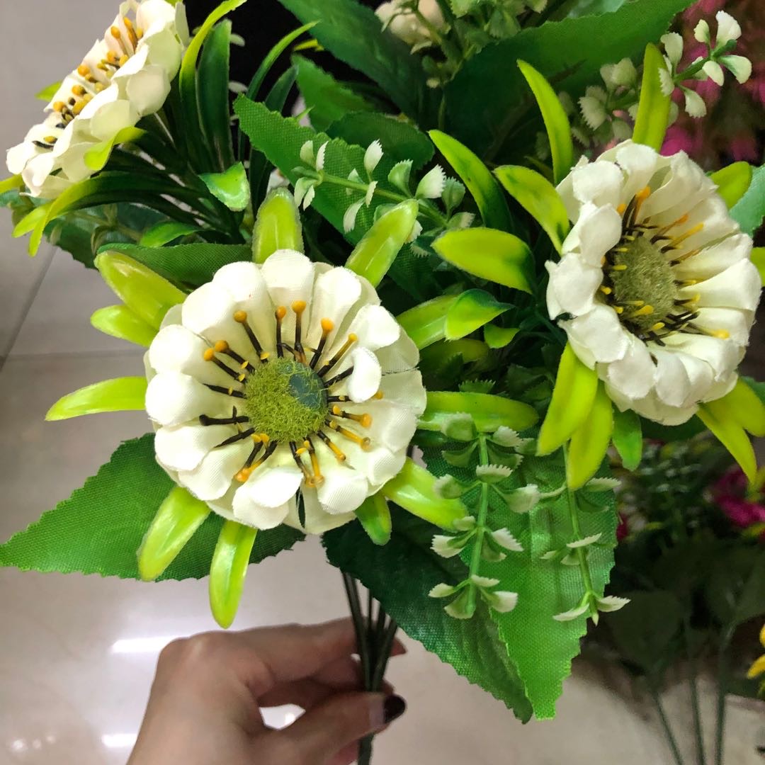 塑料花假花干花摆件室内客厅餐桌花艺摆设装饰产品图