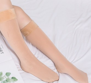 Autumn/winter style lengthening and thickening with cashmere warm snow socks calf socks knee socks bare leg socks thumbnail