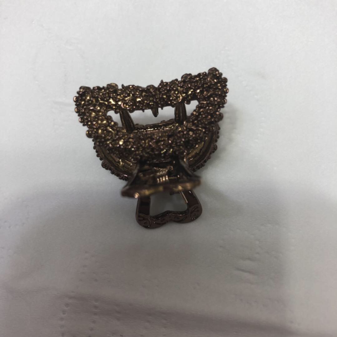 European and American fashionable floral retro alloy trendy hairstyle small claw clips details Picture