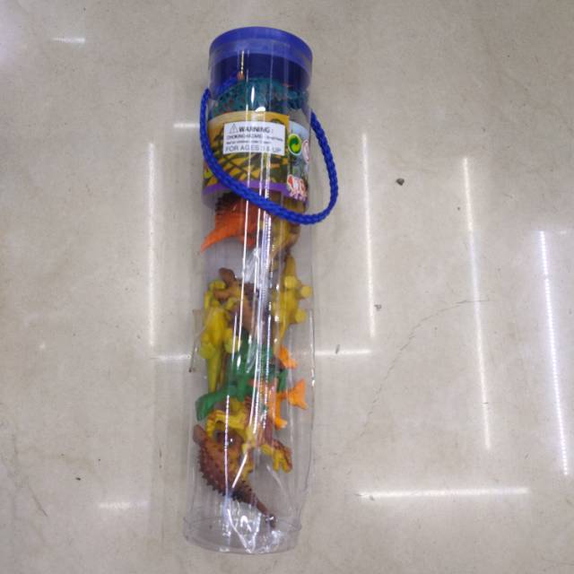 恐龙桶多种恐龙软胶静态仿真动物套装
