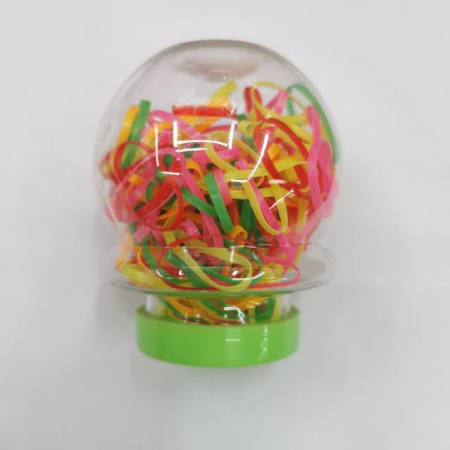 塑料时尚小盒子彩色小皮筋发绳绑头绳头饰发饰可爱风
