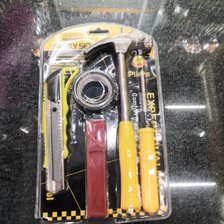 家庭工具箱组合套装螺丝刀卷尺电笔电胶布锤子扳手