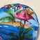 火烈鸟海滩风景遮阳渔夫帽防紫外线太阳帽产品图