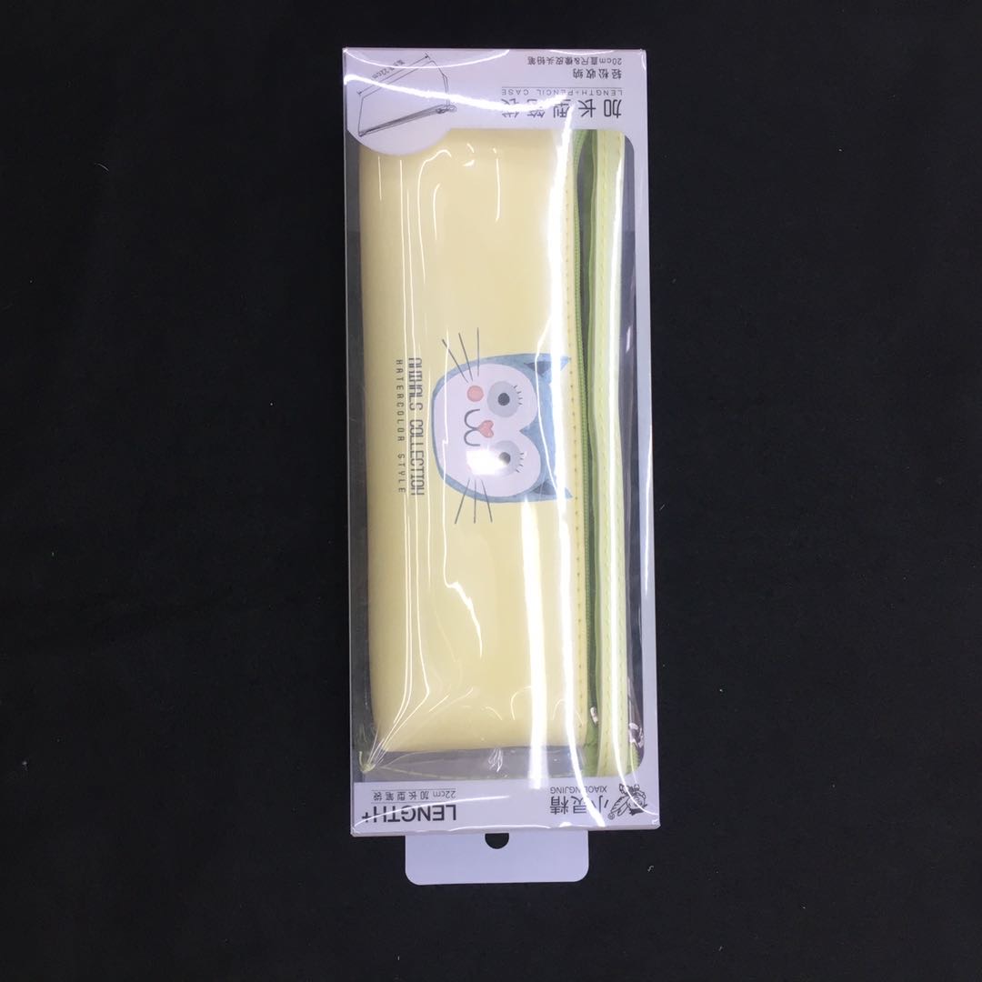 BD764透明笔袋韩版简约学生笔袋女小清新便携铅笔袋文具盒大容量