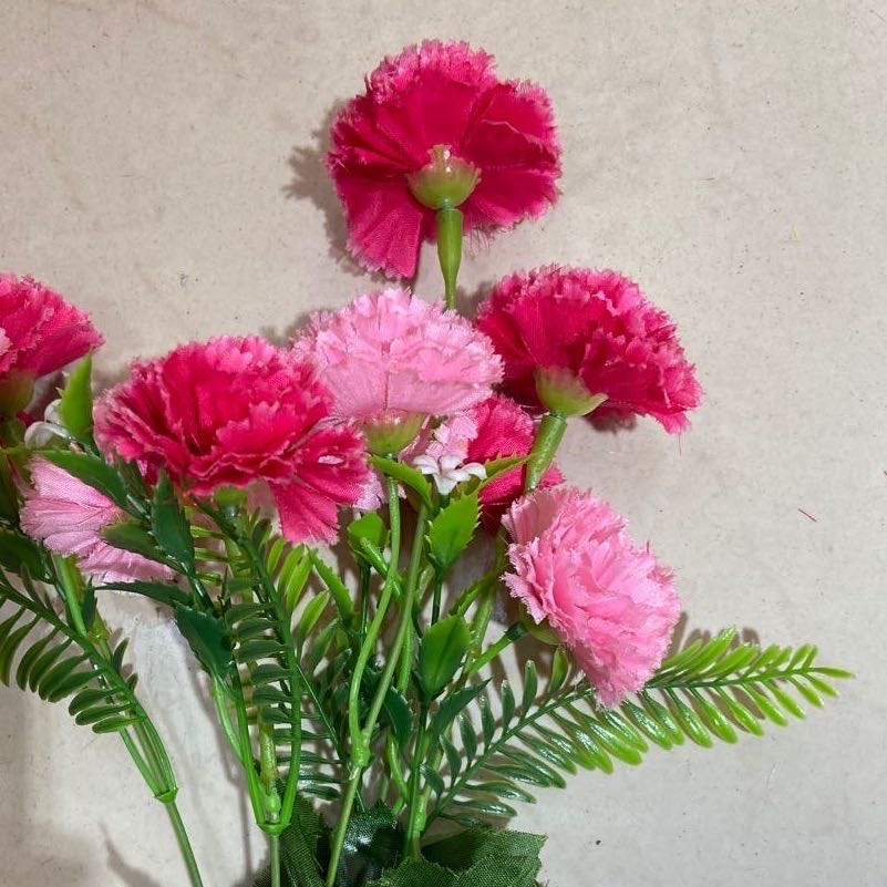 10-head lilac bouquet, silk flowers, artificial flowers, decorative flowers, table flowers, arrangement flowers, mixed style flowers Specification image