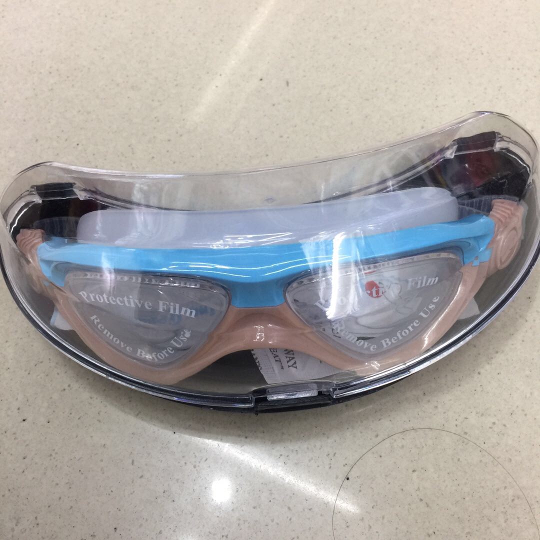 成人游泳眼镜 防水防雾高清舒适男女士通用大框近视泳镜