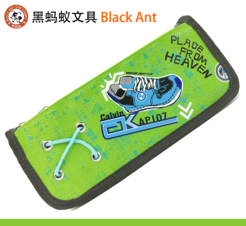 6568绑带运动鞋笔袋文具盒铅笔盒