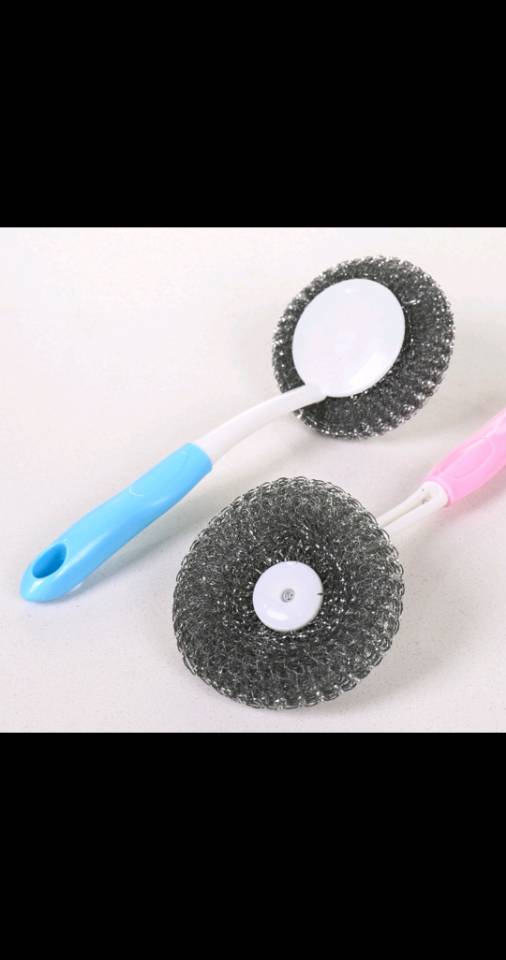 刷锅神器长柄洗锅刷子洗碗刷子锅刷带柄钢丝球厨房用刷