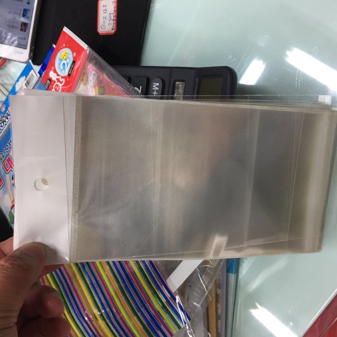 厂家直销OPP加厚透明带孔包装袋