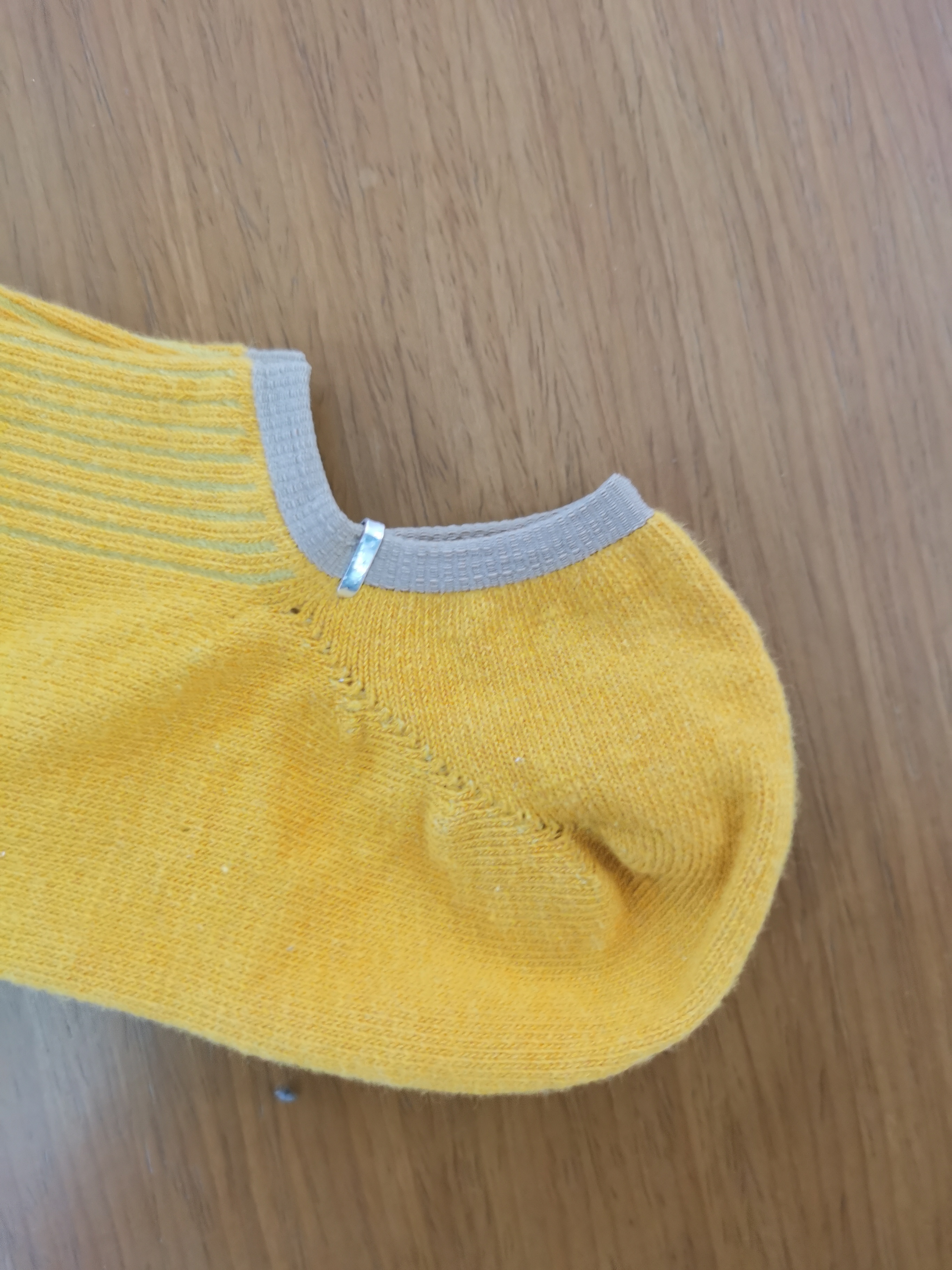 厂家直销纯黄色女士舒适时尚女船袜浅口隐形袜产品图