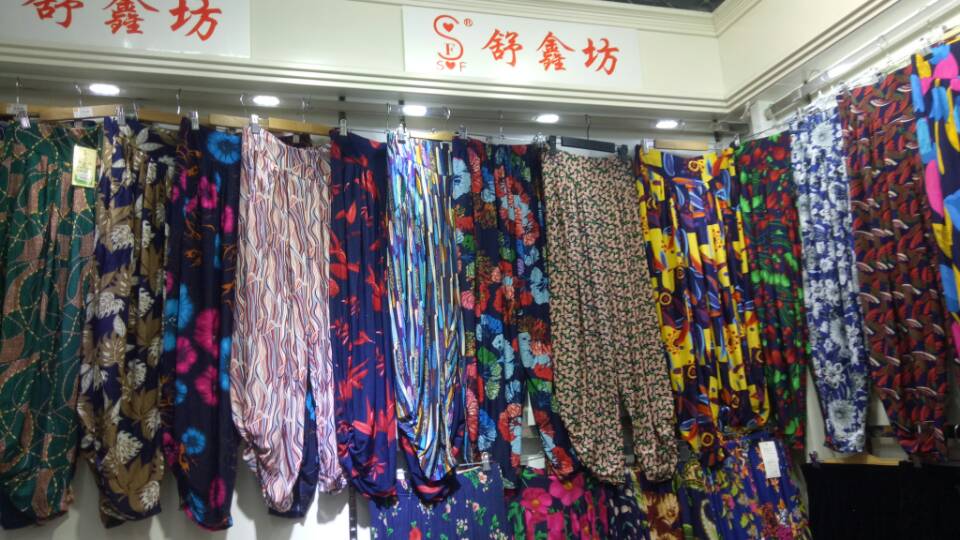 Wide-leg printed pants for middle-aged and elderly people Specification image