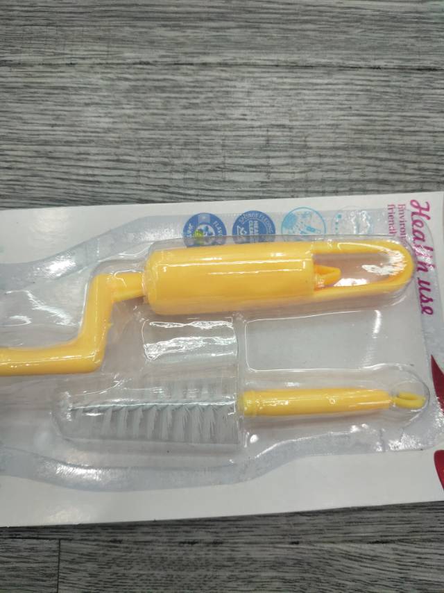 奶瓶刷婴儿洗奶瓶刷子奶嘴刷吸管刷清洗清洁刷海绵套装旋转产品图