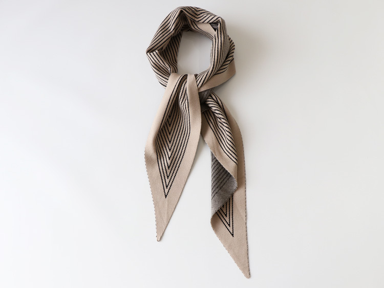 Classic Casual Fashion Scarves Dual Use Small Square Scarf Long details Picture