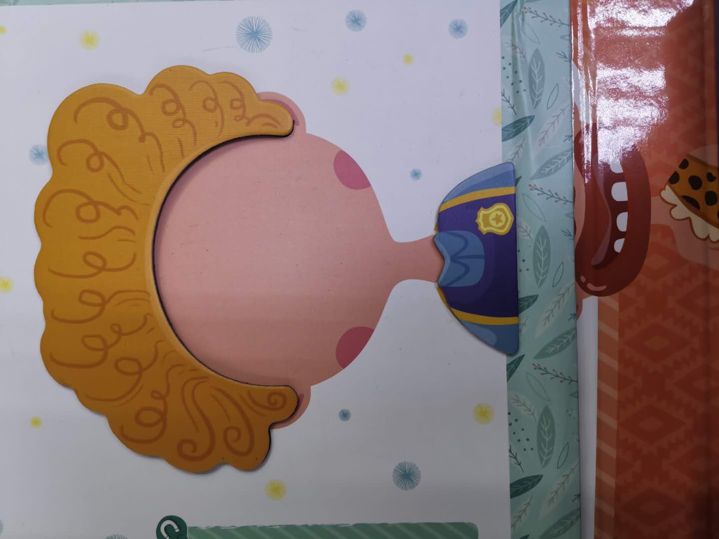 Children's magnetic jigsaw puzzle educational toys for boys, girls, babies aged 3 to 4 to 6, develop intelligence and brainpower. Magnetic jigsaw puzzle fun, character face-changing details Picture