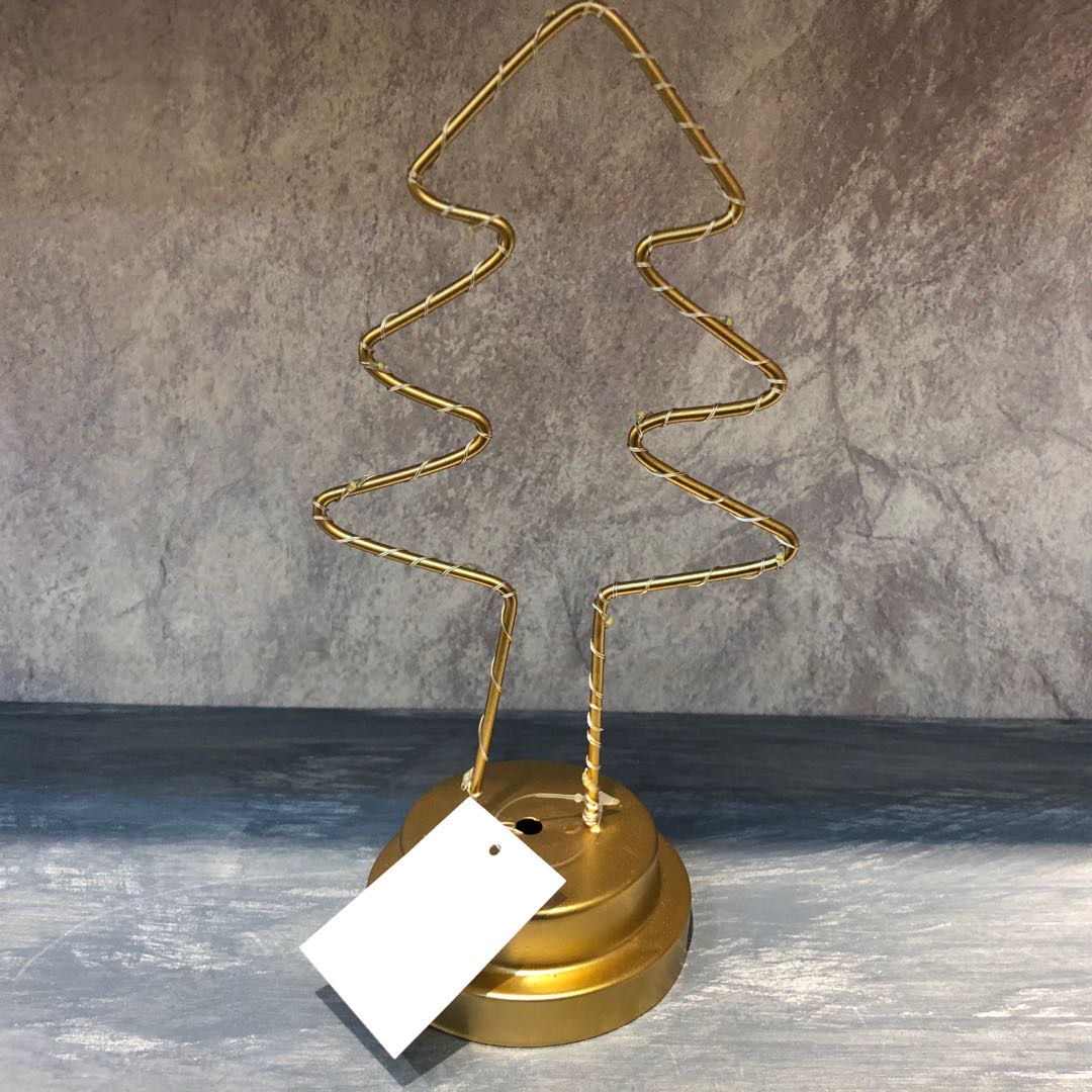 Small tree creative tie Yi geometric Nordic tie Yi light small night light home accessories decorations bedroom bedside LED light thumbnail