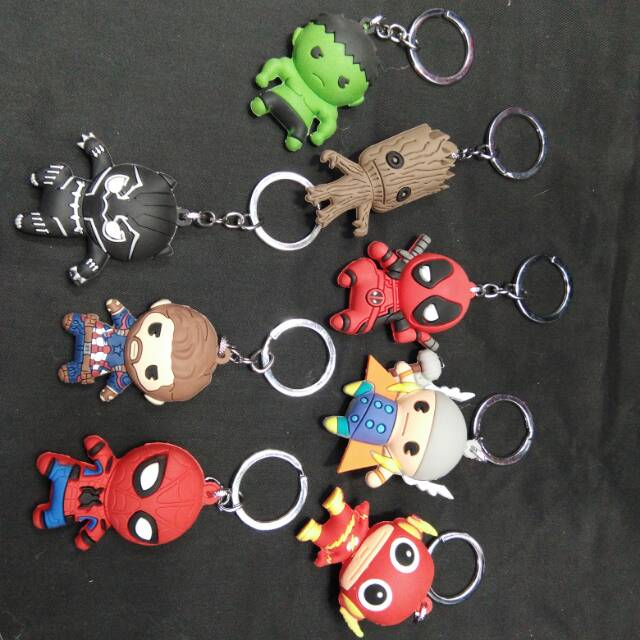 Manufacturers direct PVC animation key chain thumbnail