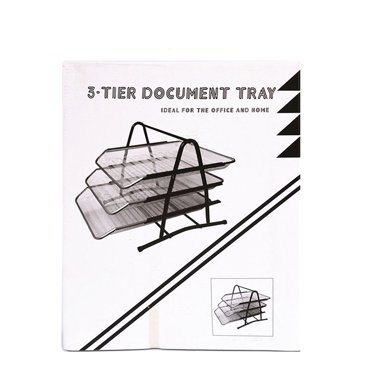 铁网办公文件篮文件筐杂志架多款式可选产品图