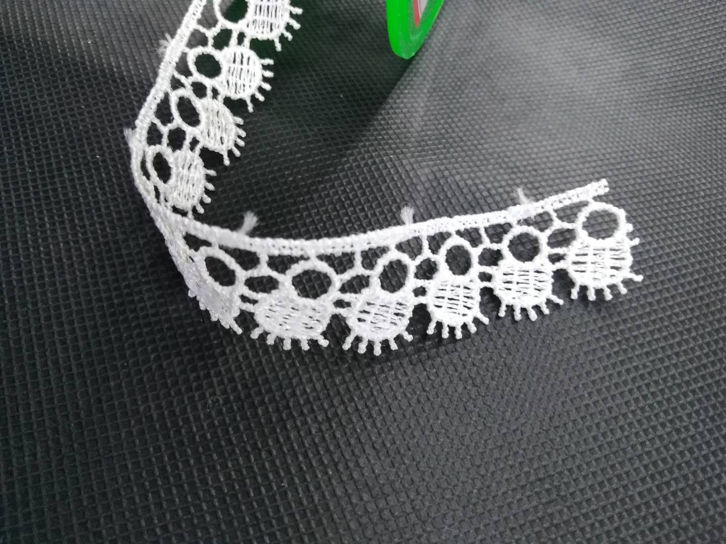 Guangdong lace, embroidered lace, polyester lace, water-soluble lace fabric for clothing