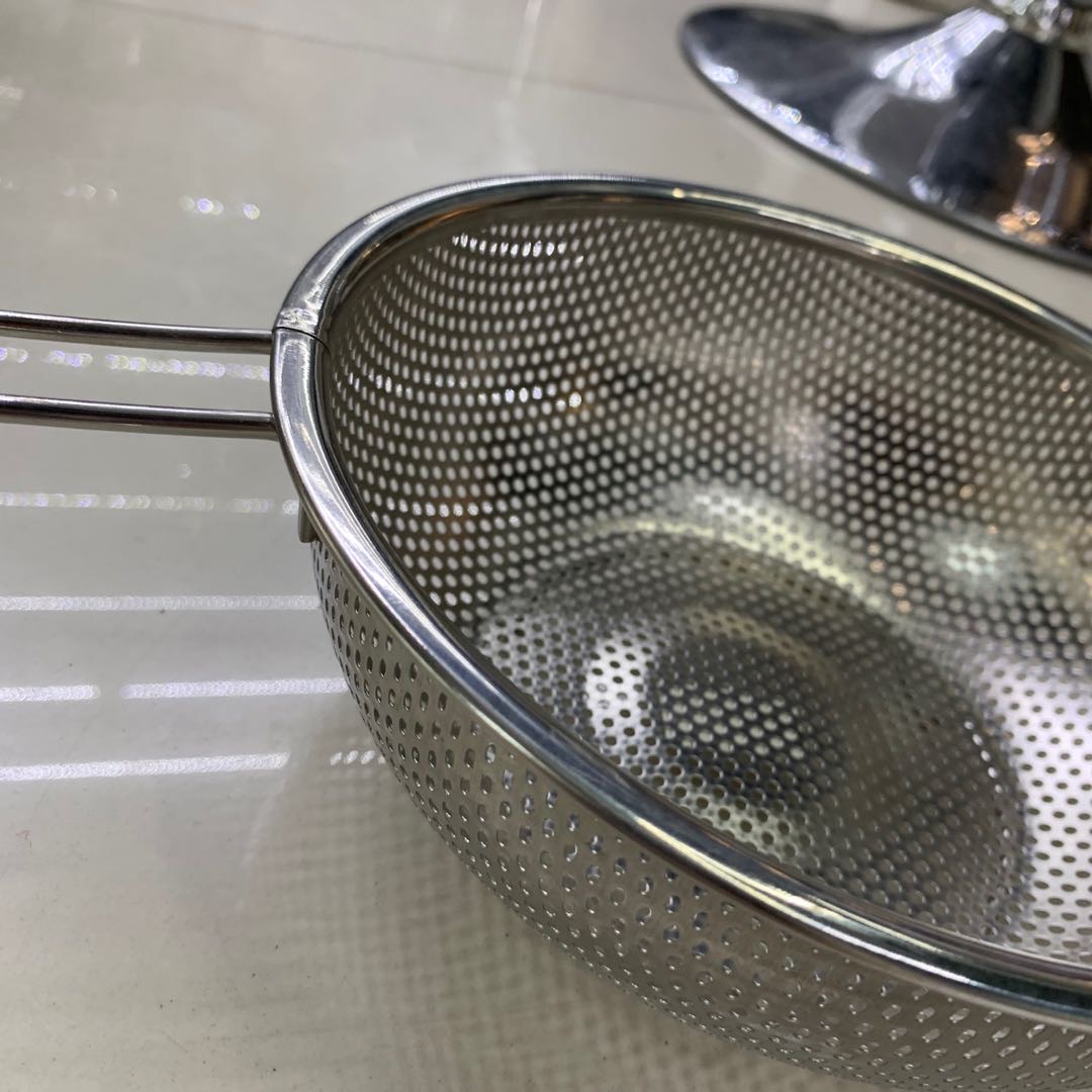 不锈钢/冲孔篮/多用沥水篮细节图