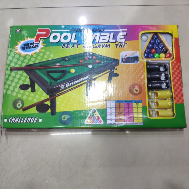 玩具玩具台球套装桌面斯诺克台球套装迷你宝宝早教益智模型玩具你好
