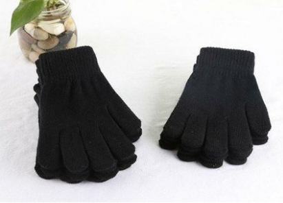 魔术手套女弹力理发店手套黑色工作劳保耐磨工作薄款黑色户外