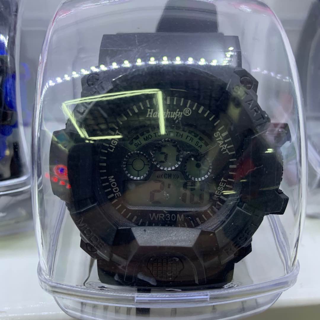 Electronic watches, luminous watches, waterproof watches, adult watches, digital watches, black bestsellers