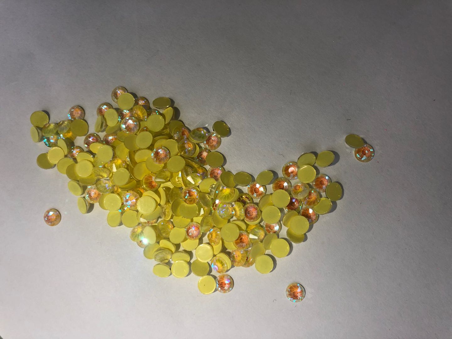 2020新款彩色树脂钻平底钻美甲钻DIY钻