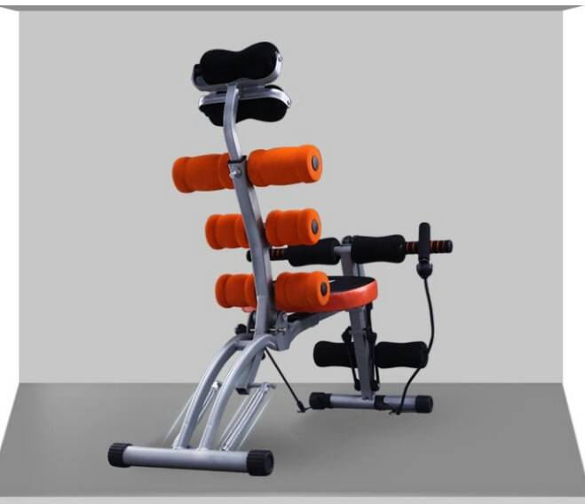 华超健身器材家用AD收腹机懒人运动机仰卧起坐健腹机六合一产品图