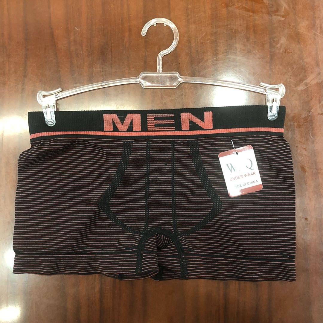 Underwear, men's underwear, boxer shorts, pure cotton, teenagers' premium new style, personalized, large-sized, breathable, low-waisted, four-cornered waistband
