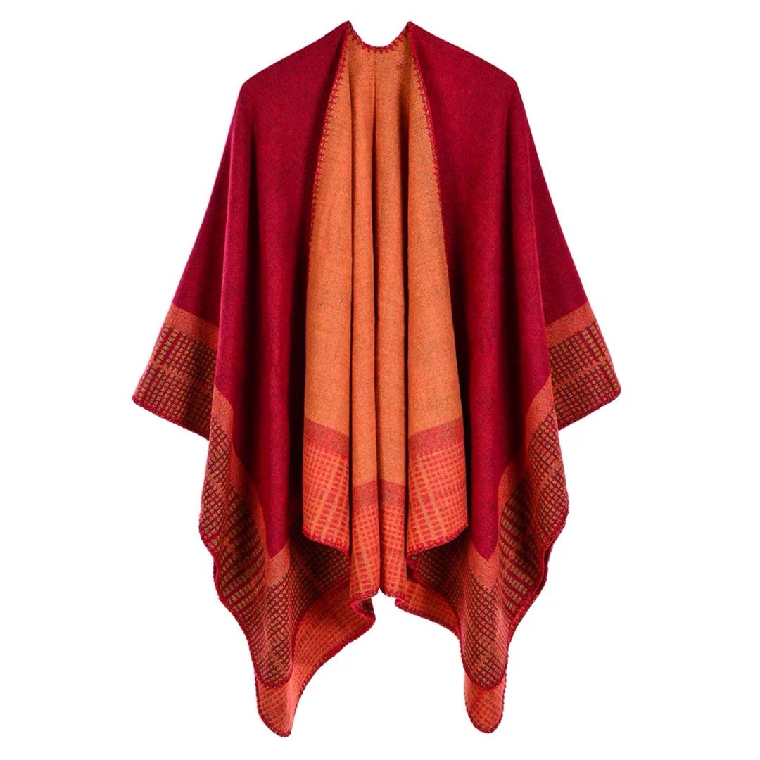 Scarf Women Selling Fashion Trend Big Cape Cape Everything Explodes Specification drawing