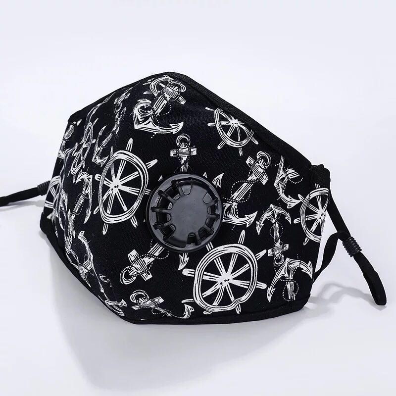 New Cool Graffiti Full Cover Mouth Earmuffs Male Warm Dust Breathable Open Hole Two Together With One Earmuffs Source Wholesale
