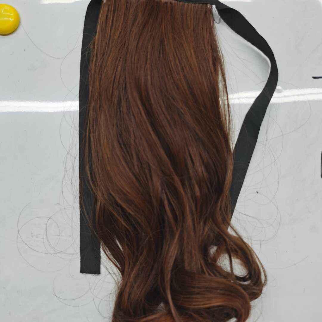 Korean-style fashionable and versatile women's wigs and ponytails are selling well details Picture