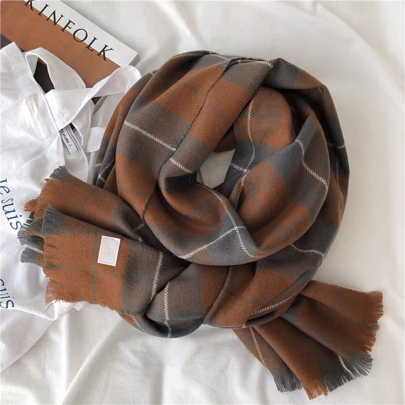Women's Scarf With Autumn And Winter Explosive European And American Shawls Classic Long Neck