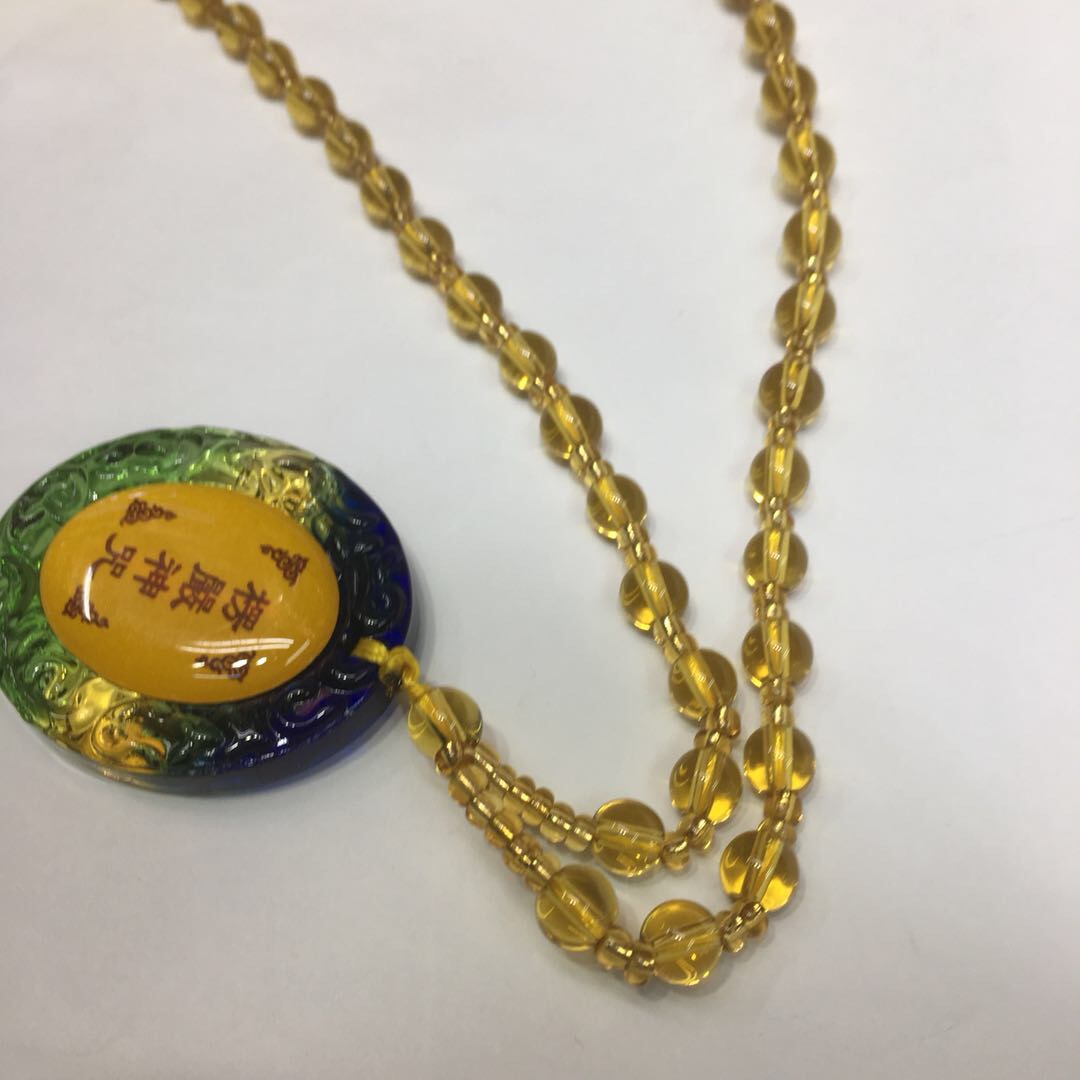 纯天然水晶翡翠清新吊坠饰品挂件