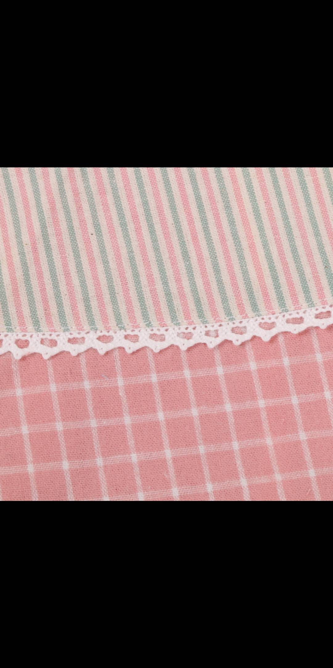 Summer Baby Drool Towel Baby Plaid Bib Children's Meal Pocket Waterproof details Picture