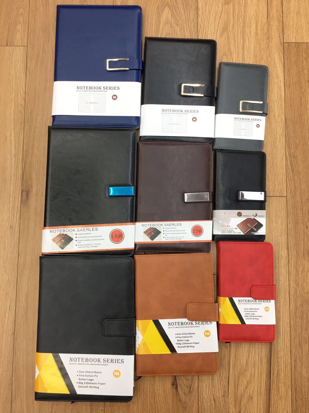 Pu Notebook With Magnetic Buckle