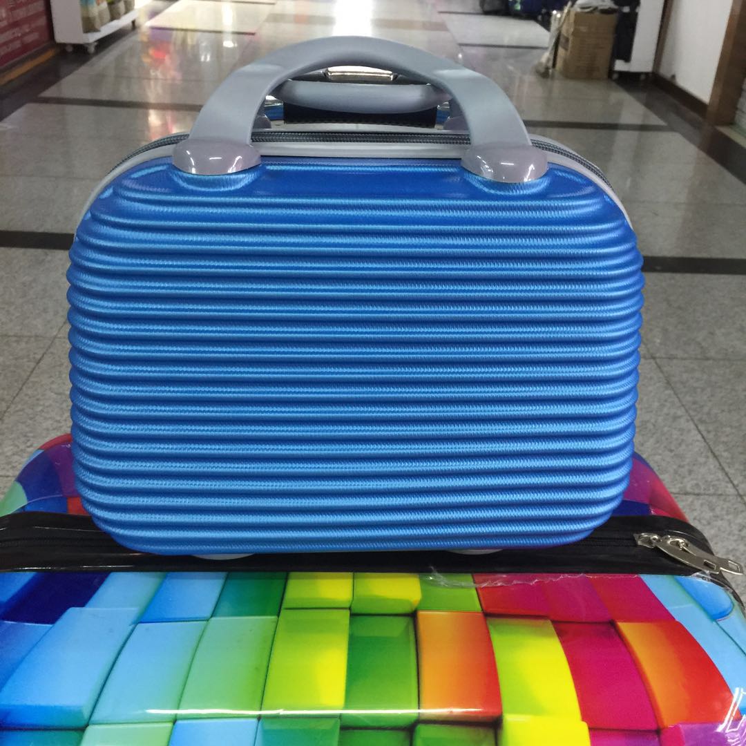 Mother and child set travel suitcase, Colorful and free, 20-inch trolley case, 28-inch suitcase details Picture