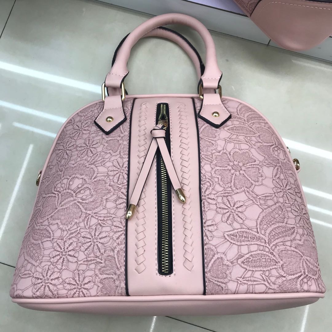 时尚女包粉色手提包时尚女包皮包斜挎单肩包