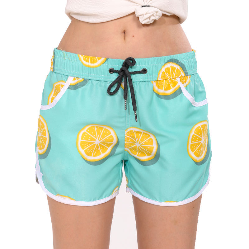 Lemon couple beach pants details Picture